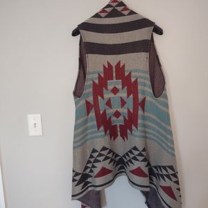 Poncho cape top